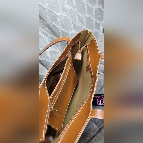 Brown Faux Leather Handbag & Tote - Picture 3 of 6